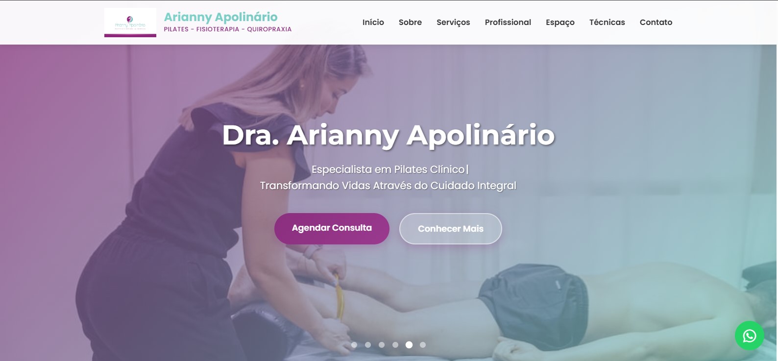 Dra. Arianny Apolinário - Fisioterapeuta e Quiropraxista